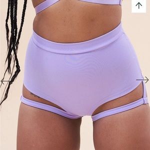 Lunalae high waisted garter shorts NWOT